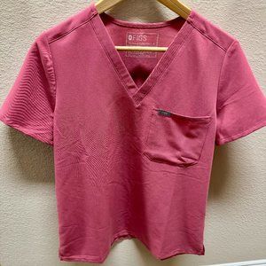 FIGS Women's- Catarina One Pocket Scrub Top - S (Quartz)